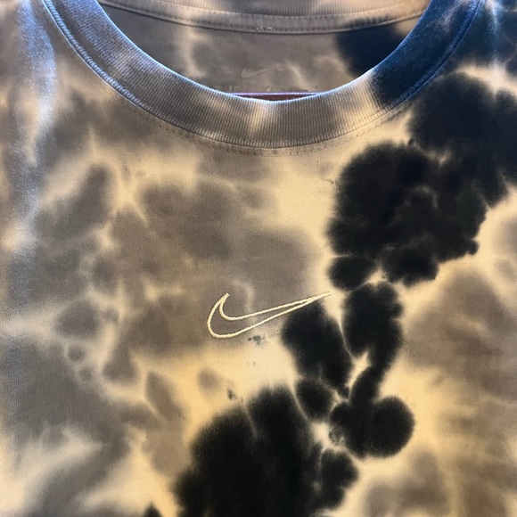 Nike black and grey tie dye tee oversized - Picture 3 of 5